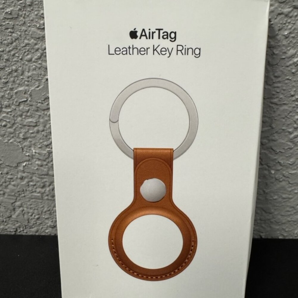 Apple AirTag Leather Key Ring